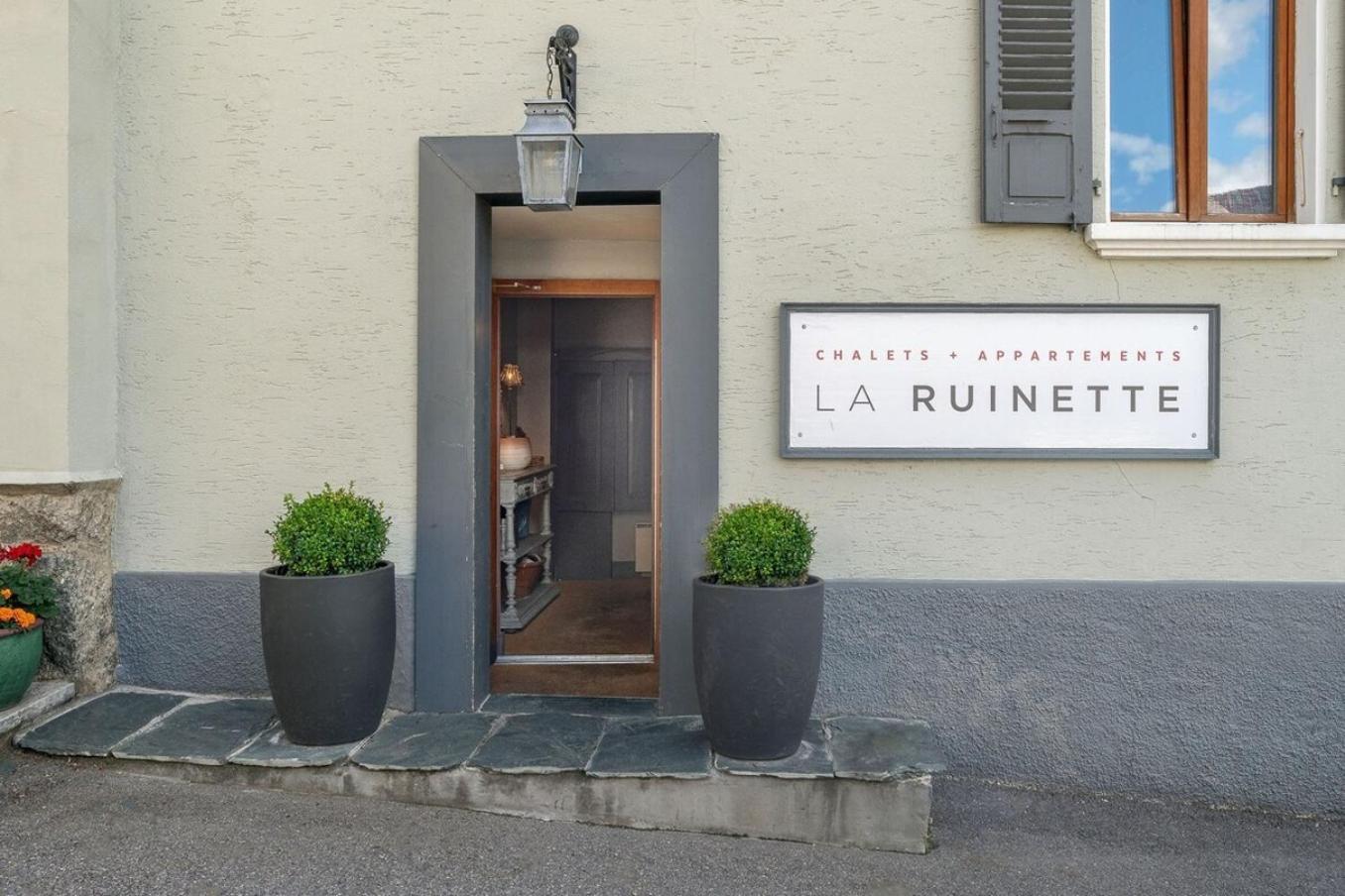 La Ruinette - Boutique Apartments Le Chable Exterior photo